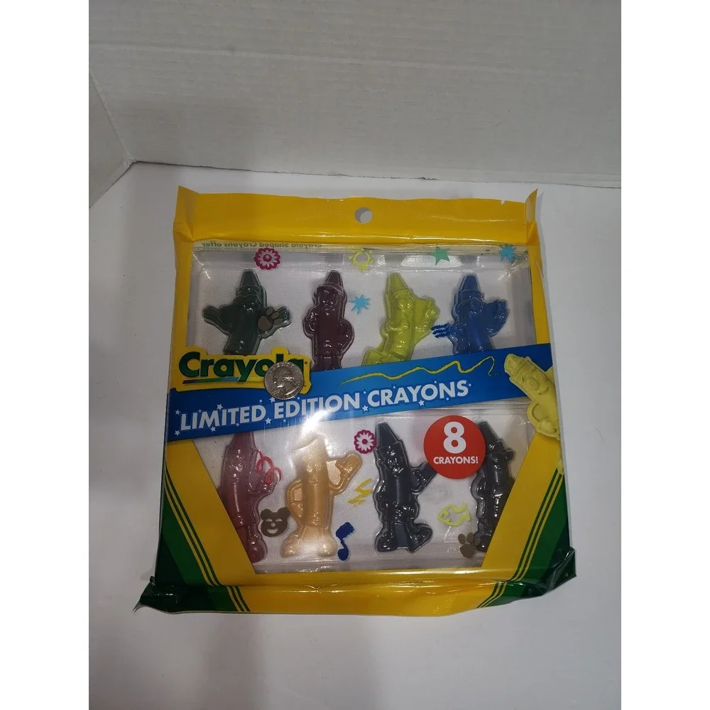 Crayola Limited Edition 8 Retired Colors Shaped Crayons